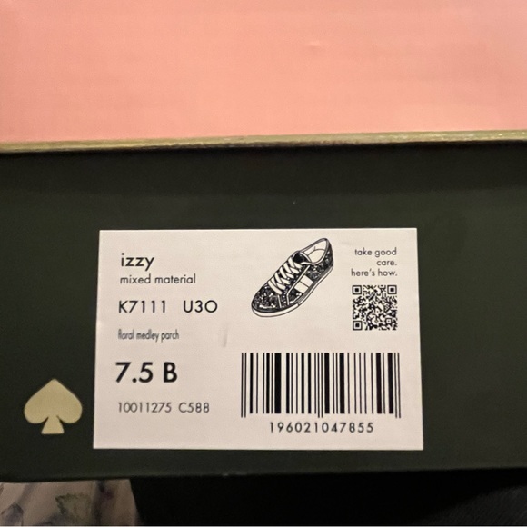 NIB Kate Spade Izzy Sneakers Floral Medley Parch Size 7.5 RV $118 - Picture 6 of 7